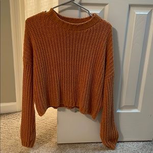 Charlotte Russe orange sweater